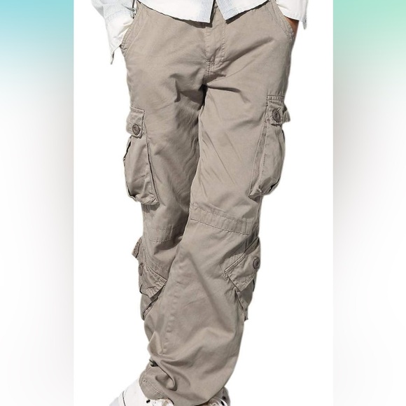Matchstick unisex Cargo Pants in light apricot - Picture 5 of 6